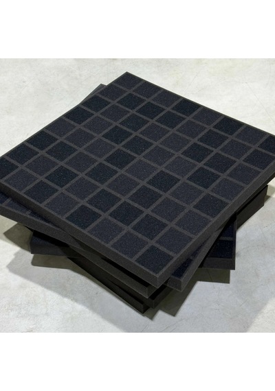 Vicfoam Square Black 6'lı Paket