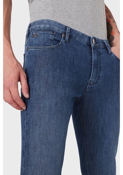 Emporio Armani Erkek Kot Pantolon 8N1J06 1D85Z 0942 Lacivert (510882149) Lacivert