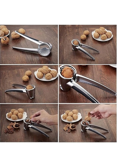 Profesyonel Ceviz Kıracağı, 18 Cm Paslanmaz Çelik, Ergonomik Saplı, Yaylı Mekanizmalı, Ceviz Ve Fındık Kıra Diğer