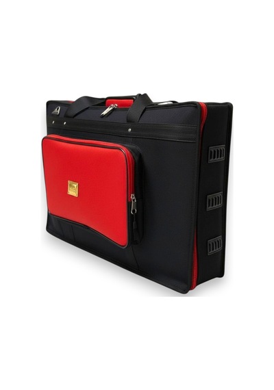 Prime 4+ Setup İçin Uyumlu Soft Case Taşıma Çantası. Siyah Kırmızı.