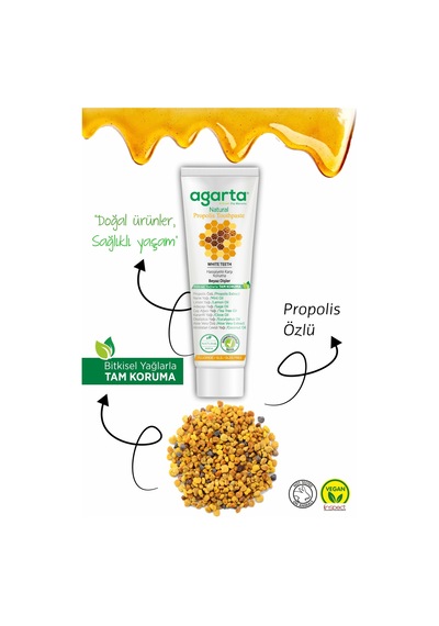 Doğal Propolisli Florürsüz Diş Macunu 100 Ml
