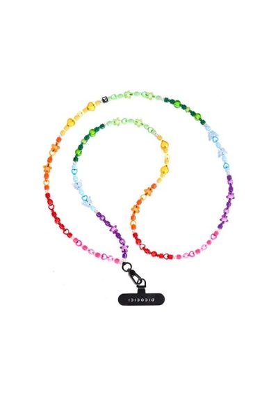 Lexroo Renkli Taş Tasarımlı Rainbow Star Telefon Boyun Askı İpi - Colorful