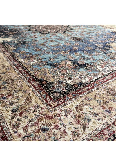 Hoom Rugs Tebriz Kr03 150 Tarak Makina Halısı Çok Renkli