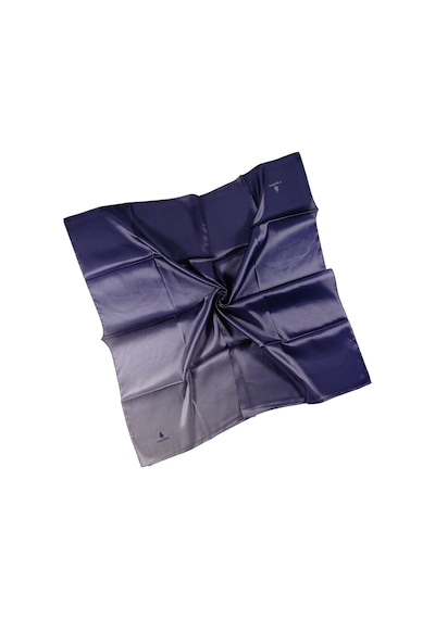 Mim Eşarp Mısırlı Eşarpları Degrade Kristal Sport Bulut Desenli Polyester Eşarp Lacivert - Açık Vizon
