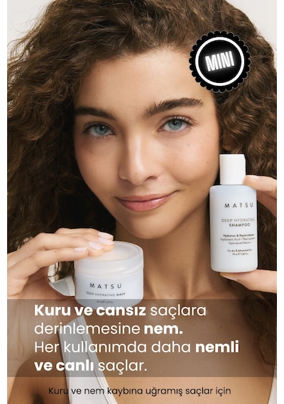 Matsu Deep Hydrating Nem Şampuanı  350 ml | Kuru & İnce Telli Saçlar