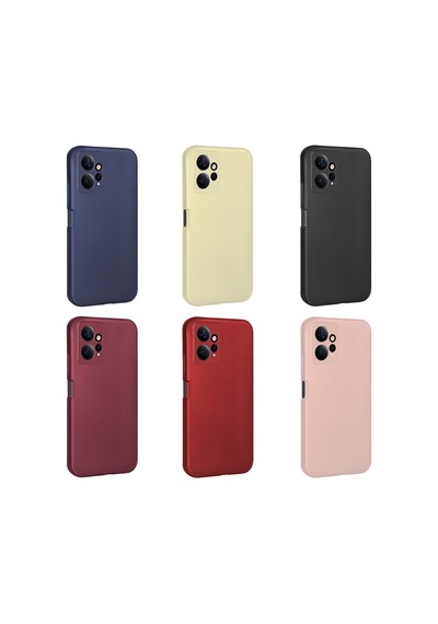 Zore Redmi Note 12 4g Kılıf Nvth Premier Silikon Kapak - Rose Gold