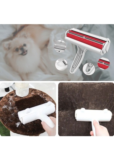 2 Adet Hazneli Tüy Toplayıcı Kedi Ve Köpek İçin