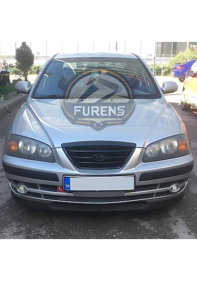 Hyundai Elantra 2002-2007 Uyumlu H Lip Esnek Ön Lip 2 Parça Karlık Ön Ek Tampon Altı Dill