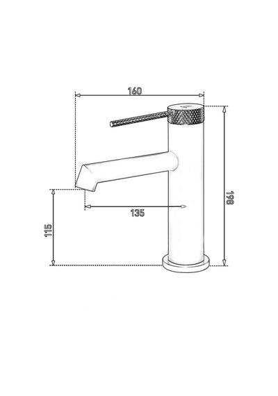 Fj-1011 Krom Lavabo Bataryası Krom