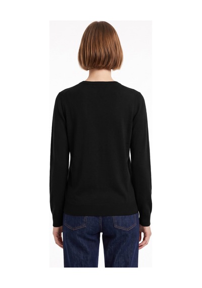 Limon Siyah Kadın Bisiklet Yaka Slim Fit Kazak Ml5wl-kzk-9002