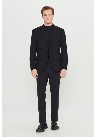 Premıum Altınyıldız Erkek Sıyah Yünlü Regular Fit Normal Kesim Mono Yaka Kapak Cepli Blazer Ceket Siyah Premıum Altınyıldız Erkek Sıyah Yünlü Regular Fit Normal Kesim Mono Yaka Kapak Cepli Blazer Ceket Siyah