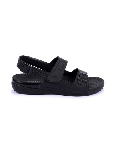 Ceyo 1300-4 Siyah Kadın Anatomik Sandalet 4618 Renkli Çok Renkli