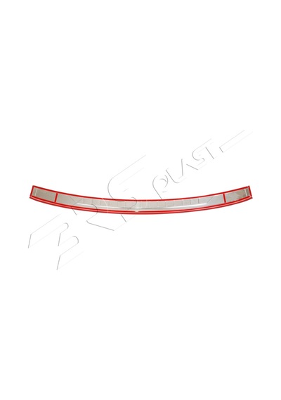 Volkswagen Caddy 4 Uyumlu 2015-2020 Krom Arka Tampon Üstü Koruma Paslanmaz Çelik