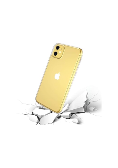 Apple Uyumlu iPhone 11 Kılıf Süper Silikon Yumuşak Arka Koruma Şeffaf