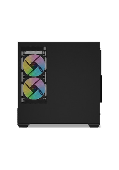 Sama V40bk Black, B750bk 750w, 80+ Bronze, Pcıe 5.1, Atx3.1, Tempered Glass Panel, Panoramic Tasarım, Type-c, 6x120mm Argb Fan, Atx, Gamıng Kasa