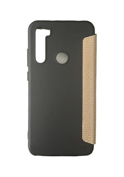 Jopus Redmi Note 8 İle Uyumlu Premium Kapaklı Kılıf Gold Gold
