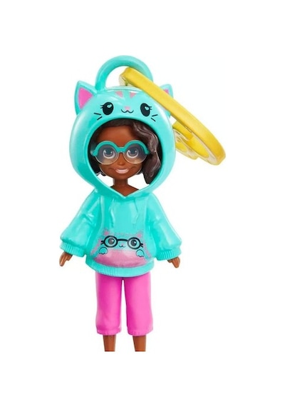 Polly Pocket Kapüşonlu Bebek -Mavi HKV98 HKV99 Lisanslı Ürün