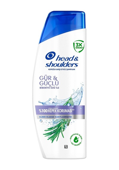 Head & Shoulders Biberiye Özlü Güçlü Saçlar Şampuan 330 Ml - 8 Adet Tarı