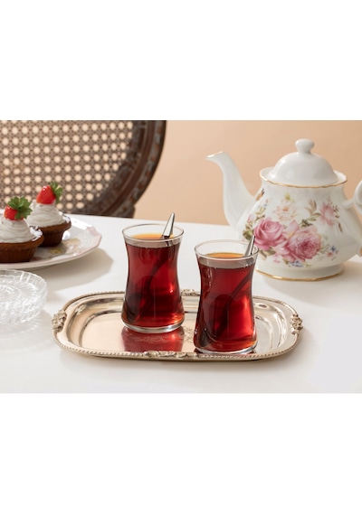 Madame Coco Esperanza 6'Lı Çay Bardağı 170 ML Şeffaf