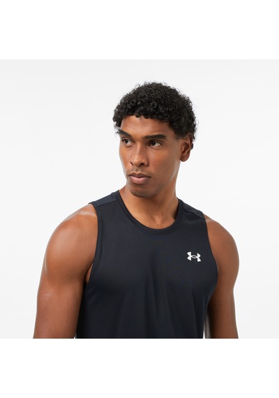 Under Armour Tech Tank Erkek Siyah Antrenman Atlet 1382795