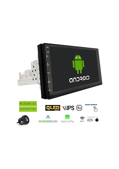 Dynamat Rk-4007 Android Double Single Dın 7 İ Nç 4+64gb 4 Çekirdek Android 14 Diğer