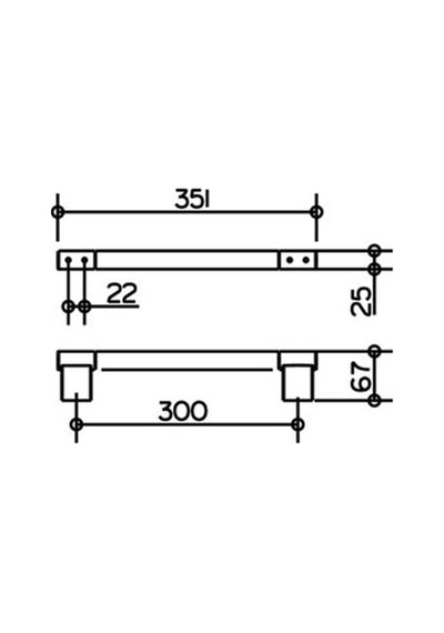 Keuco Aks. Plan Tutamak Bar 30Cm Krom - Keu.14907010000 Krom