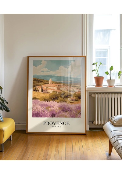 Çerçevesiz Poster Provence Doğası Ve Mimari