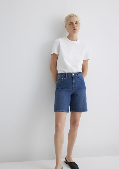 Mavi - Eliana Casual Koyu Mavi Jean Şort 1411221-89749 Koyu Mavi