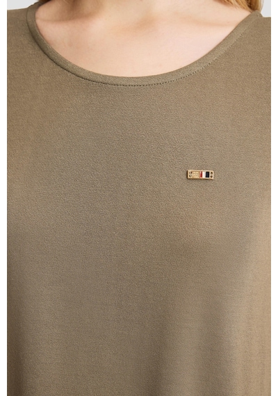 U.S. Polo Assn. U.s. Polo Assn. Kadın Haki Tişört Basic 50323548-vr027