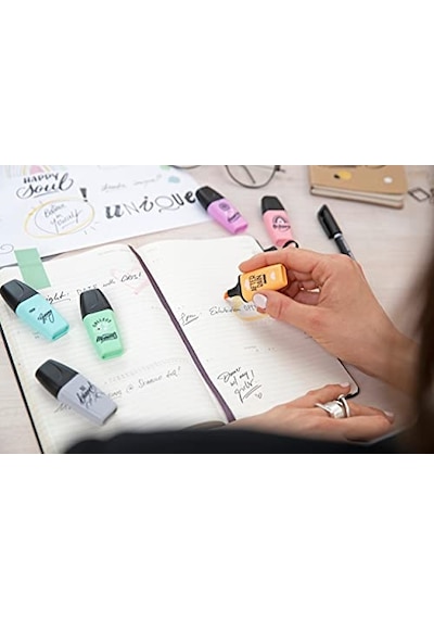 Stabılo Boss Mini Pastellove - 2.0 Fosforlu Kalem - Gri 124-Pembe