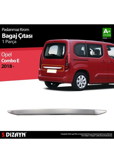 Opel Combo E Krom Bagaj Çıtası 2018 Ve Üzeri N11.2938