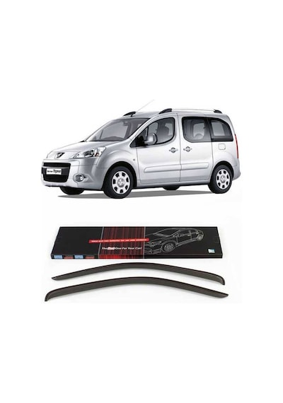Peugeot Partner Tepee SunPlex Cam Rüzgarlığı 2 Parça 2008-2013 Ar
