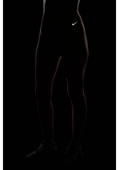 Nike Dri Fit Zenvy Gentle Support High Waisted 7/8 Leggings Brick Kadın Yüksek Bel İç Cepli Spor Tayt Kiremit