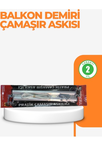 25x60 Cm Çamaşır Askılığı Kare Balkon Demiri İçin Dayanıklı Tasarım Çok Renkli