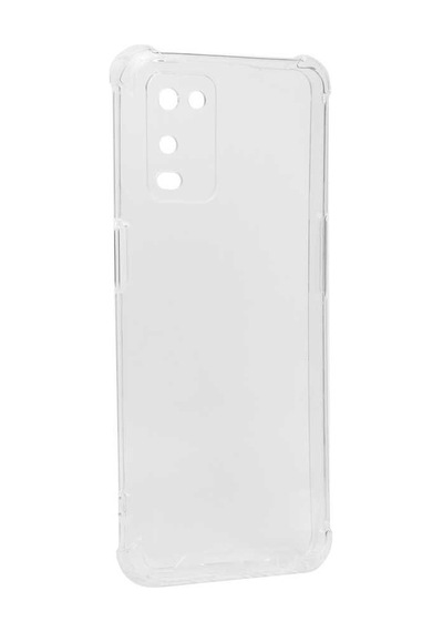 Noktaks - Oppo A54 4g Uyumlu Kılıf Kamera Korumalı Nitro Anti Shock Silikon - Renksiz - T17829