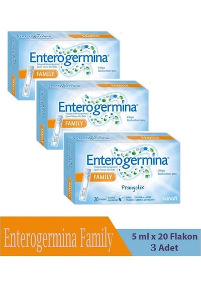 Enterogermina Family 5 ML x 20 Flakon 3'lü