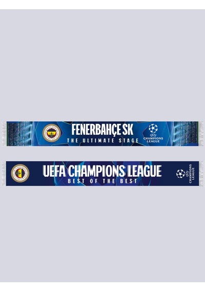 Fenerbahçe Lacivert Şampiyonlar Ligi En İyisinin En İyisi Unisex Şal Fb Laci Yeni