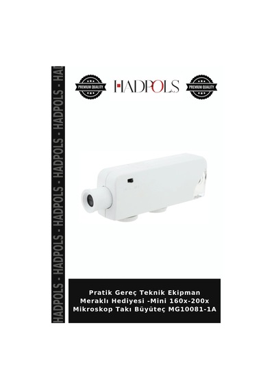 Pratik Gereç Teknik Ekipman Meraklı Hediyesi -mini 160x-200x Mikroskop Takı Büyüteç Mg10081-1a