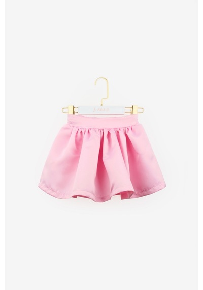 Le Mabelle Pembe Organze Fiyonklu Kız Çocuk İkili Takım - Gale Pembe