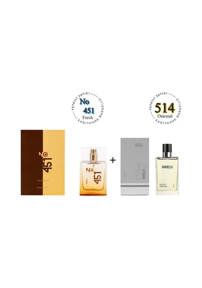 Bargello No:451 + 514 Unisex / Erkek Parfüm EDP 50 ML Fresh / Oriental - M Baharat