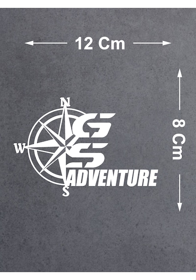 Gs Adventure Sticker - 00049 12X8 Cm