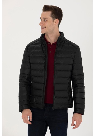 U.S. Polo Assn. U.s. Polo Erkek Slim Fit Kaz Tüğü Spor Mont 2246527 More25k Siyah