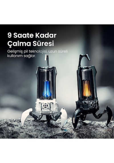 Gravastar Süpernova 25w Bluetooth Hoparlör, Taşınabilir Stereo Ses Bombası, Rgb Işıklı, 2 Adet, Siya