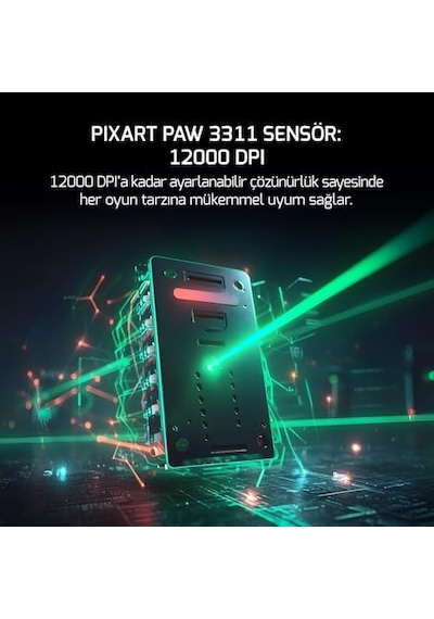 Gamepower Fenix 24.000dpı Triple Mode Kablolu/bluetooth/2.4g Beyaz Gaming Mouse
