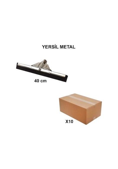 Yersil Metal Fırça 40 Cm - 10 Adet Toptan