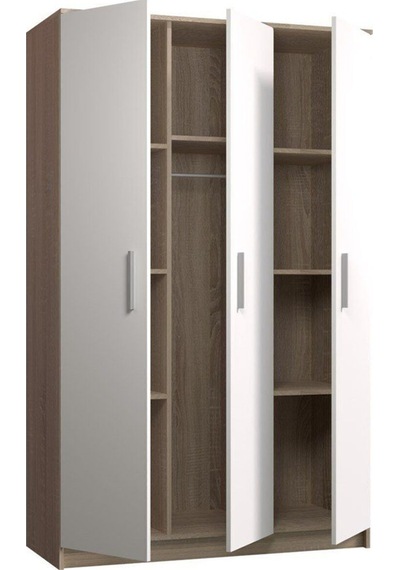 Ajda Giyinme Dolabı - Çok Amaçlı Dolap - Gardırop 120 Cm-3 Kapaklı
