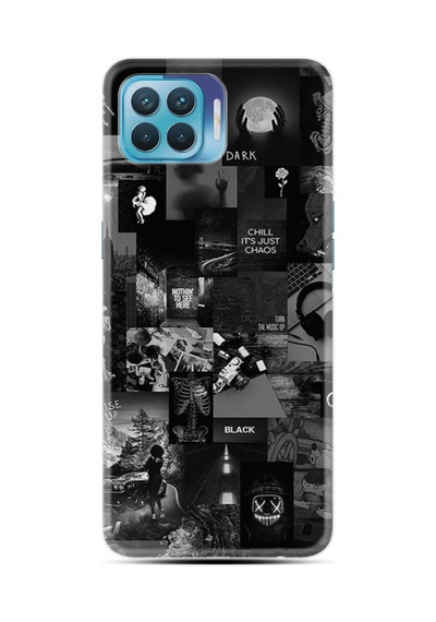 Oppo Reno 4 Lite Kılıf Hayat Serisi Desenli Dark Rise Up - Barkod No 2030