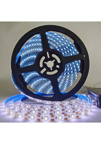 UpWay Güneş Enerjili Solar Aydınlatma RGB 3 Metre Silikonlu Şerit LED Ev Bahçe Süsleme Dekor