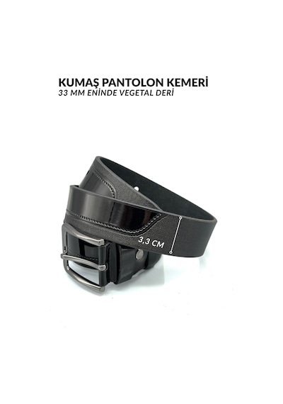 Sermoda 33 Mm Baskılı Desenli Vegetal Deri Erkek Kumaş Pantolon Kemeri 2