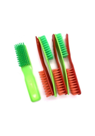Askımo - Yeşil Kırmızı Çok Amaçlı Temizlik Fırçası 3’lü Set